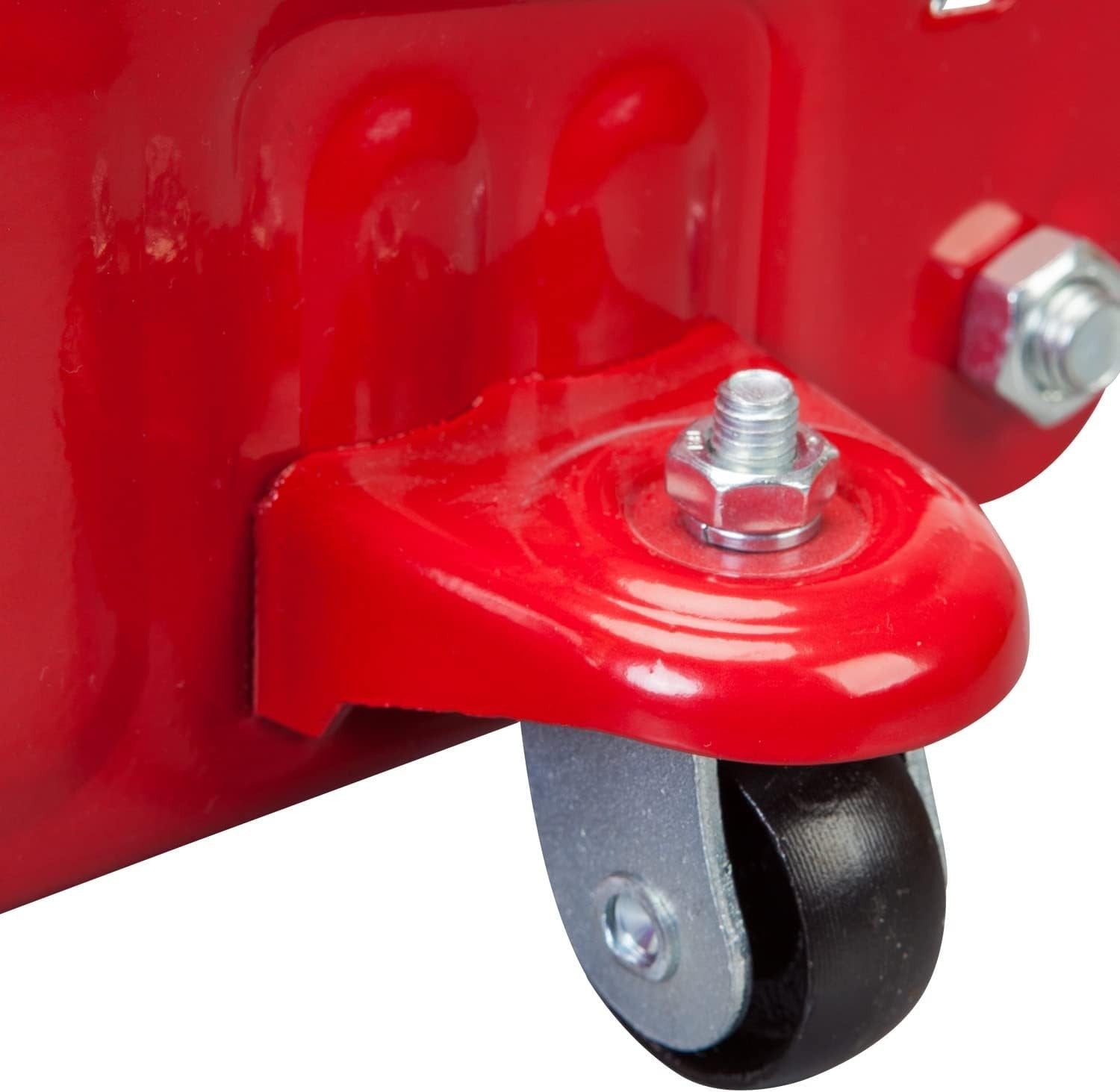 1.5 Ton Hydraulic Trolley Jack with Case 5.42–13" Lift Heavy Duty Steel Red