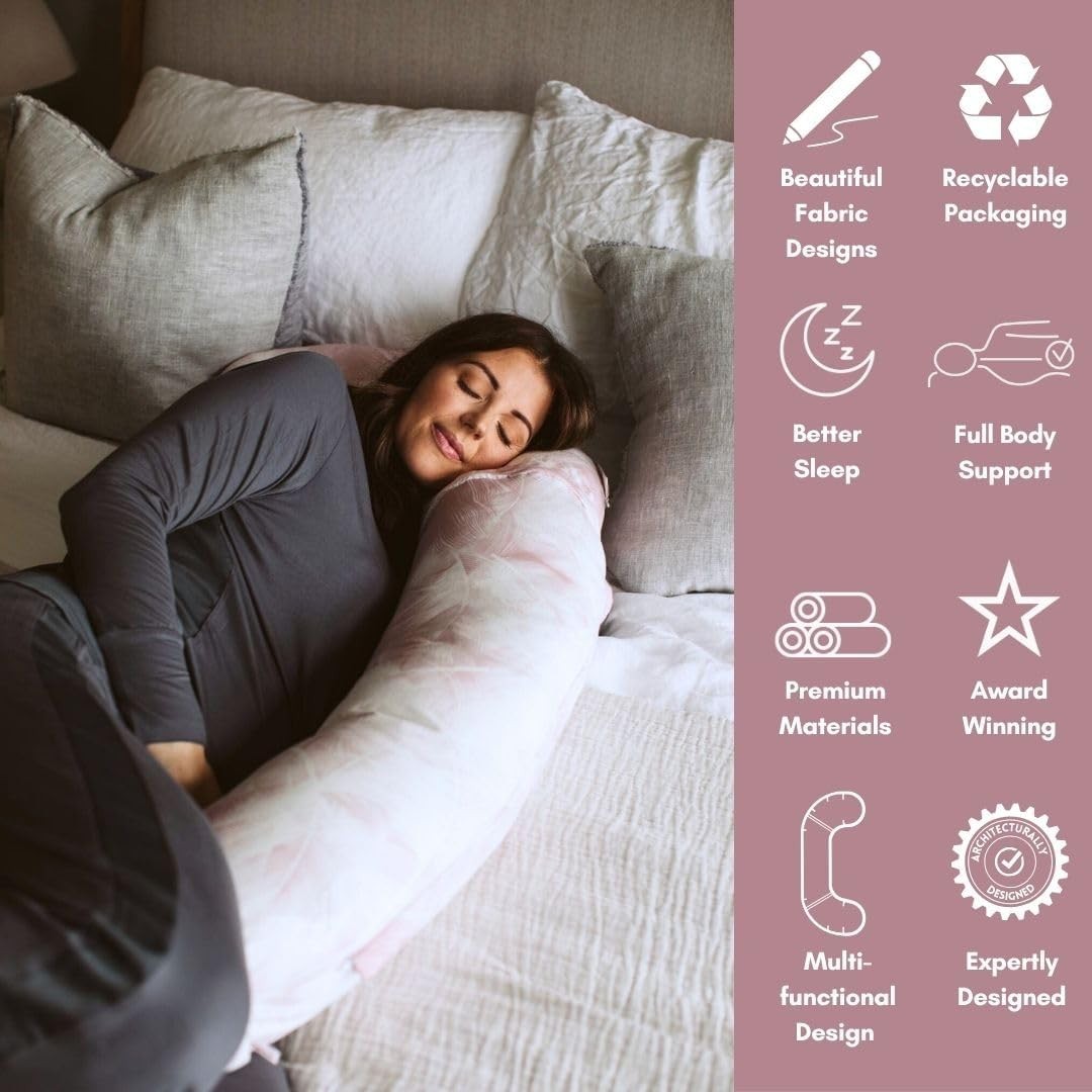 Pregnancy Pillow Full Body 3 in 1 Adjustable Maternity Nursing Support