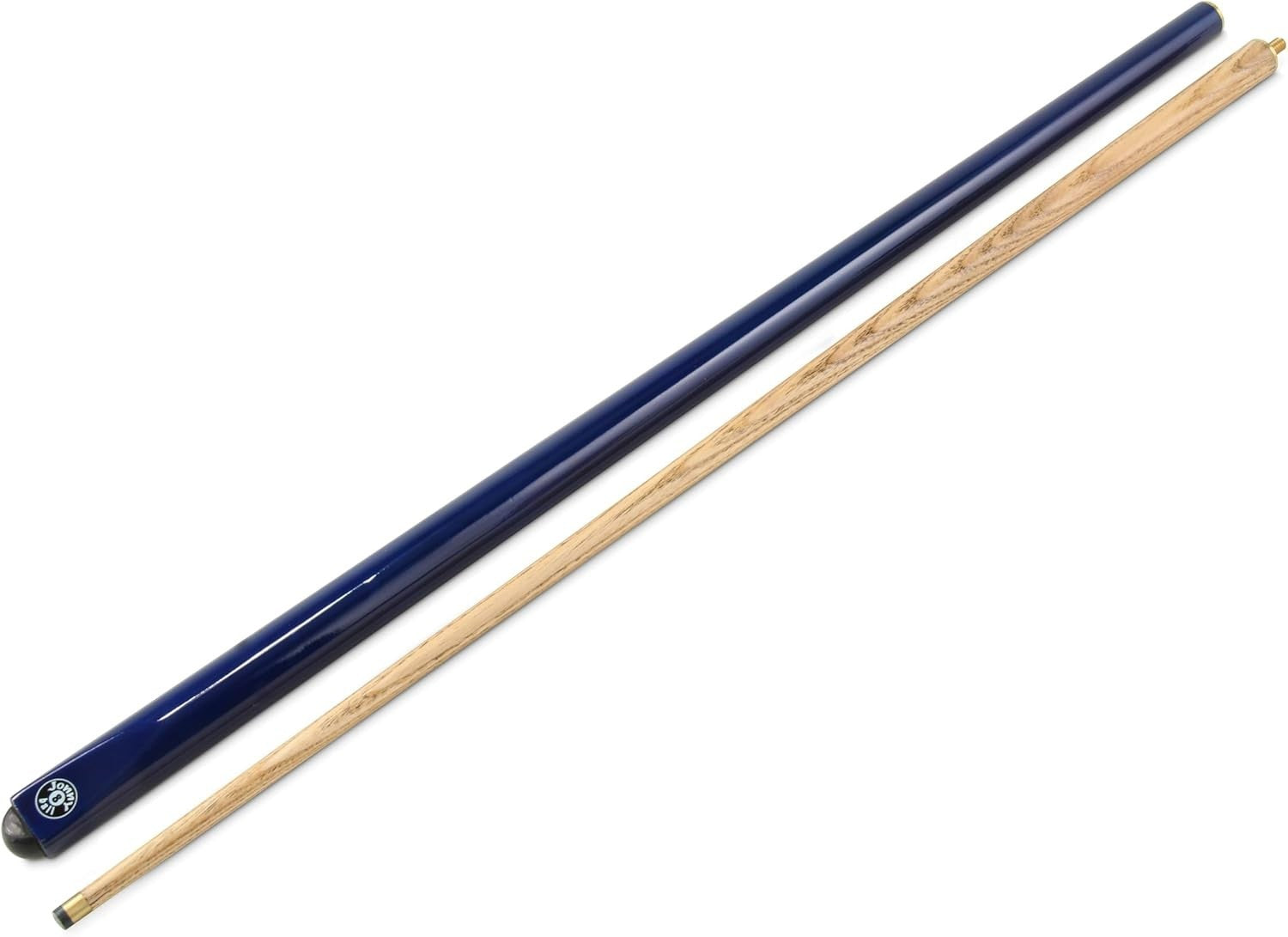 57in Snooker Pool Cue 9.5mm Tip Ash Shaft Centre Joint Gloss 2pc