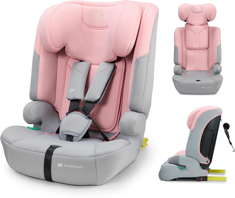i-Size ISOFIX Car Seat 76–150cm Booster 5-Point Harness Headrest