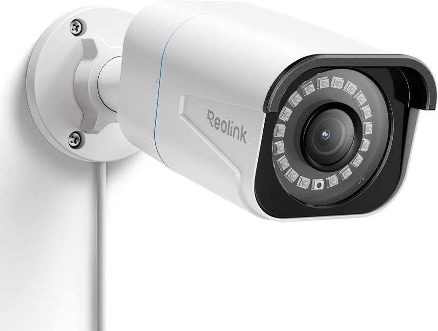 4K PoE Security Camera 8MP AI Human Vehicle Detection IP66 Audio