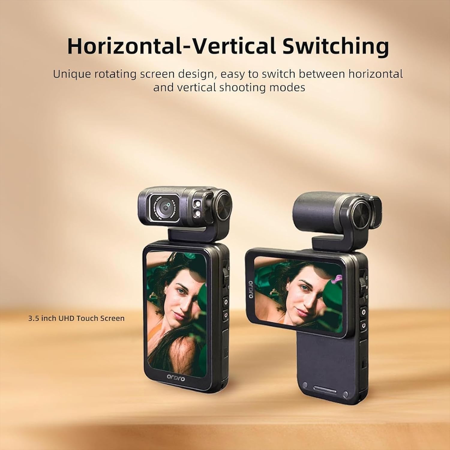 5K Vlogging Camcorder Touchscreen Night Vision WiFi Camera
