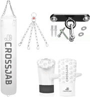 4FT Filled Boxing Punch Bag Set Gloves Chain Ceiling Mount