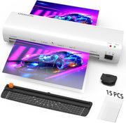 A4 Laminator Hot Cold 4-in-1 Portable No Bubbles ABS Jam Release