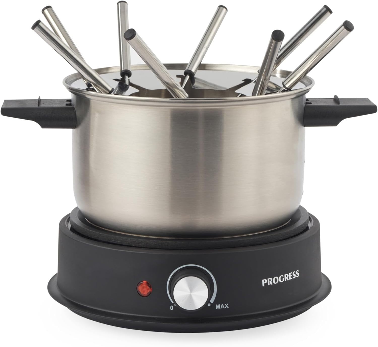 Electric Fondue Maker 1.5L Cheese Chocolate Pot 8 Forks 1500W