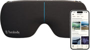 Smart Heated Eye Mask Temple Massage Blackout Sleep Aid Headache Relief