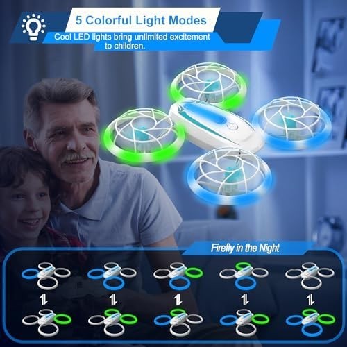 Mini Drone for Kids RC Quadcopter Altitude Hold 3D Flip Toy