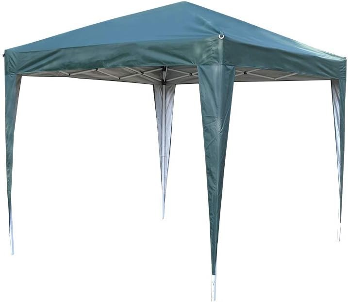 2.5x2.5m Green Waterproof Pop-Up Garden Gazebo Party Tent with Sides