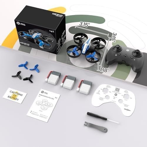 Mini Drone for Kids w3 Batteries Auto Hover 3D Flip Headless Mode Toy Quadcopter