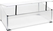Aluminium Cold Frame Greenhouse 100x60x40cm Weatherproof for Herbs & Veg