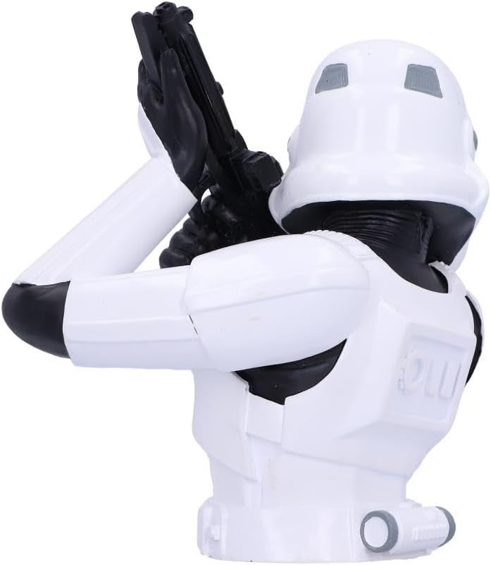 Stormtrooper Bust Figurine Resin Statue 14.2cm Sci-Fi Decor Collectible Gift