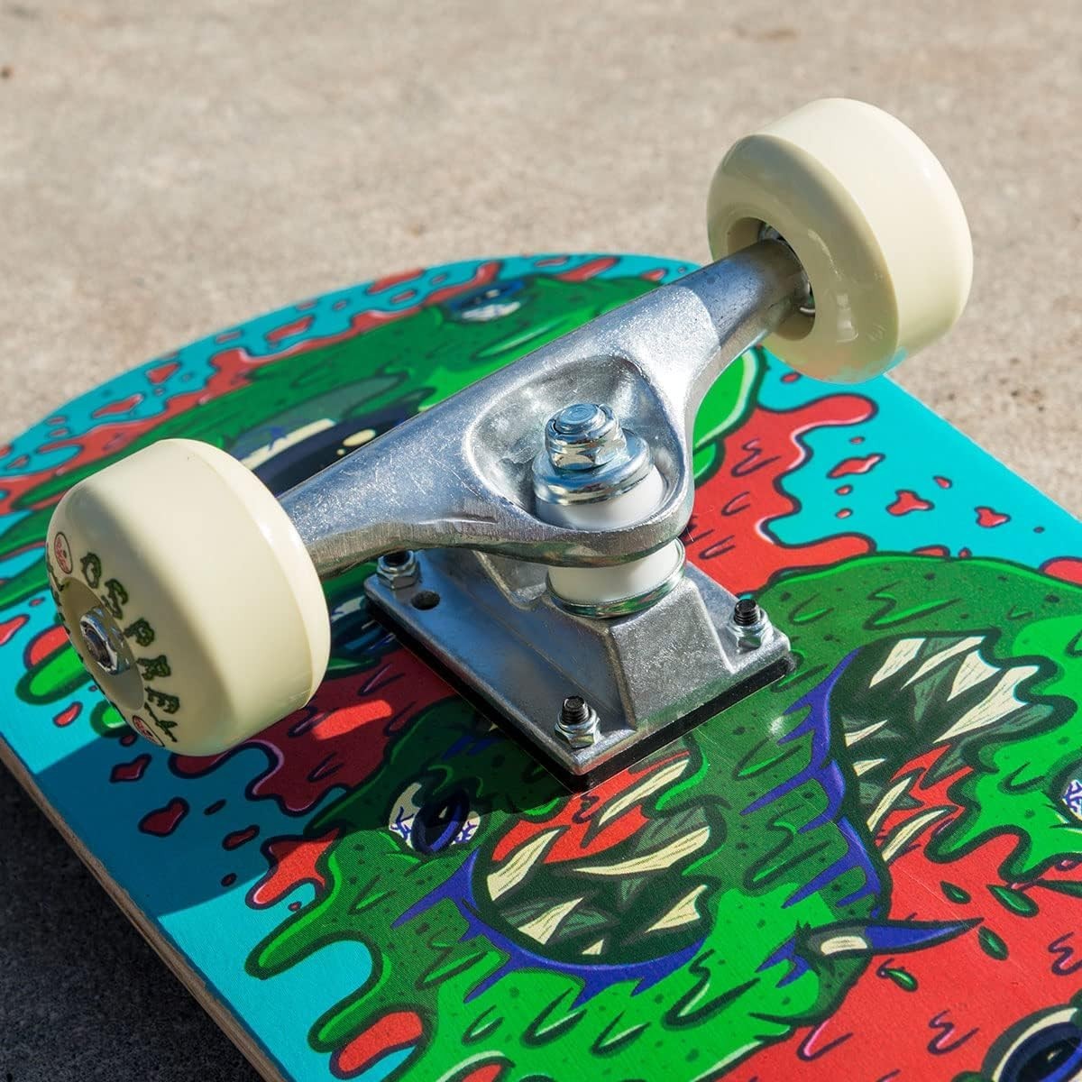 31" Double Kick Skateboard Kids Youth Maple Deck 54mm Wheels ABEC 5 Grip Tape