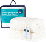 Super King Electric Under Blanket Dual Control Fast Heat Washable 180x200cm