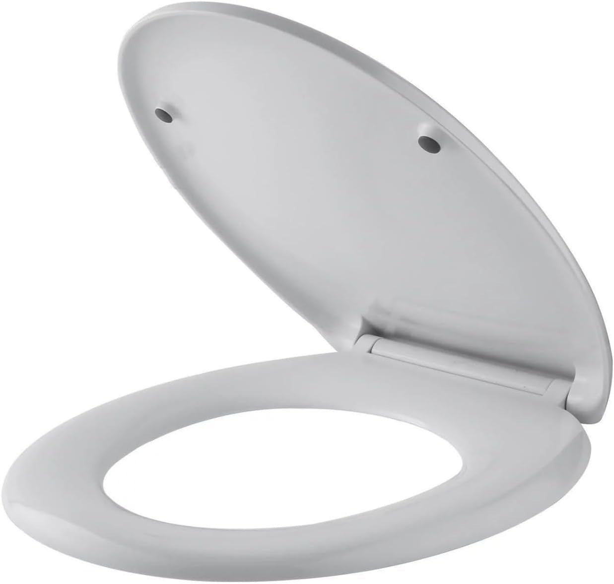 Oval Toilet Seat Soft Close Quick Release PP Top Fix Blind Hole Easy Install
