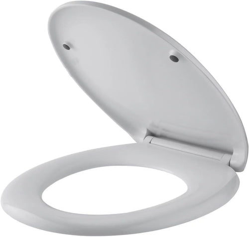 Oval Toilet Seat Soft Close Quick Release PP Top Fix Blind Hole Easy Install
