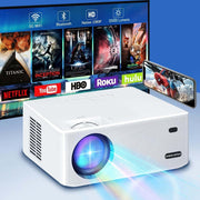 1080P 4K Projector 700 ANSI WiFi 6 Bluetooth Home Theater 200"