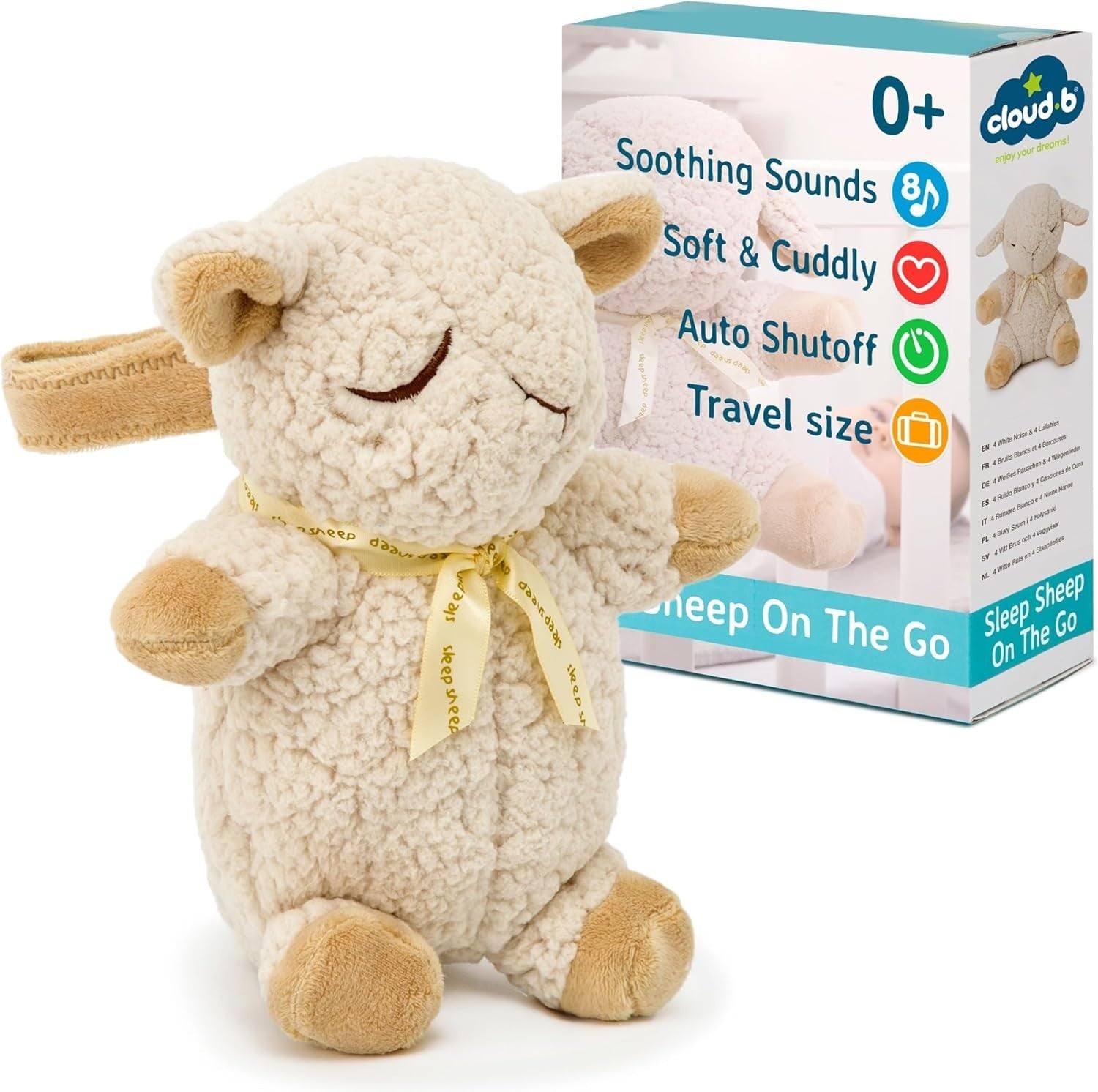Sleep Sheep On the Go Baby White Noise Travel Toy Soothing Lullabies