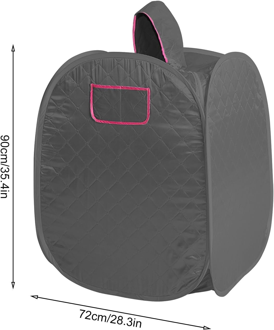 Portable Folding Sauna Box w/ 2L Steam Generator & Remote – Home Spa Tent