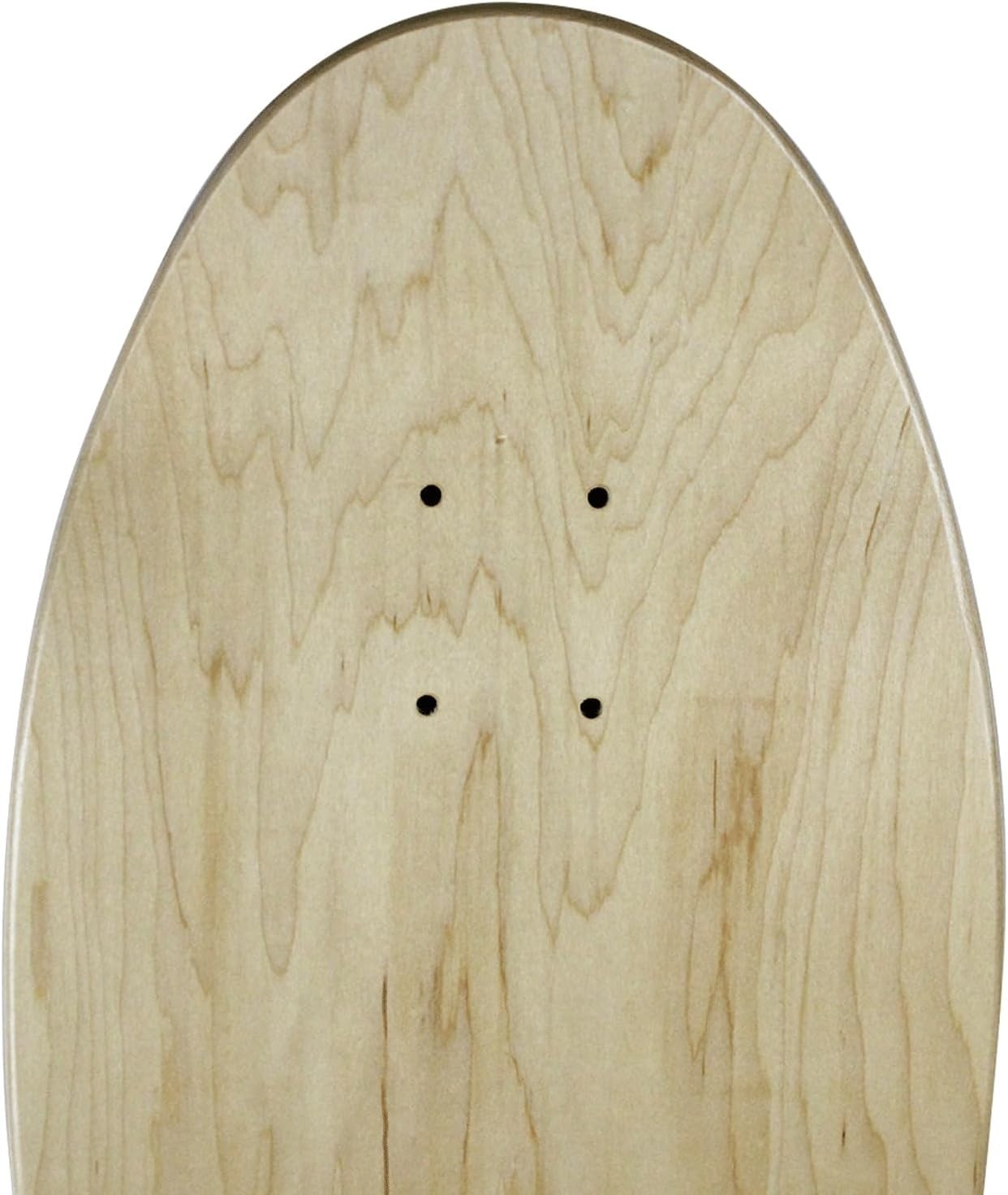 Old School Skateboard Deck 10x30inch Maple Wood Classic Fish Shape