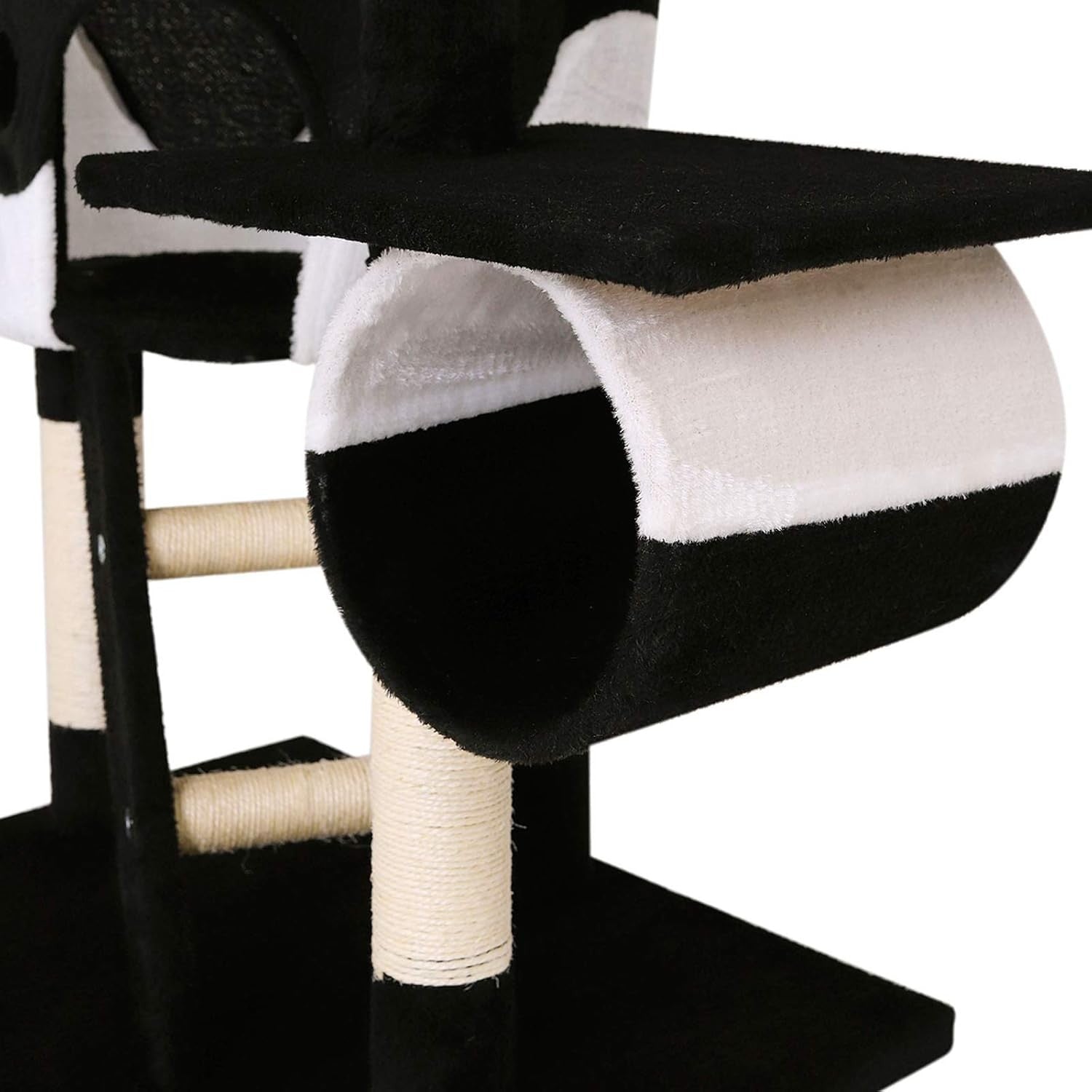 Floor to Ceiling Cat Tree 240–260cm Adjustable Climbing Scratching Tower