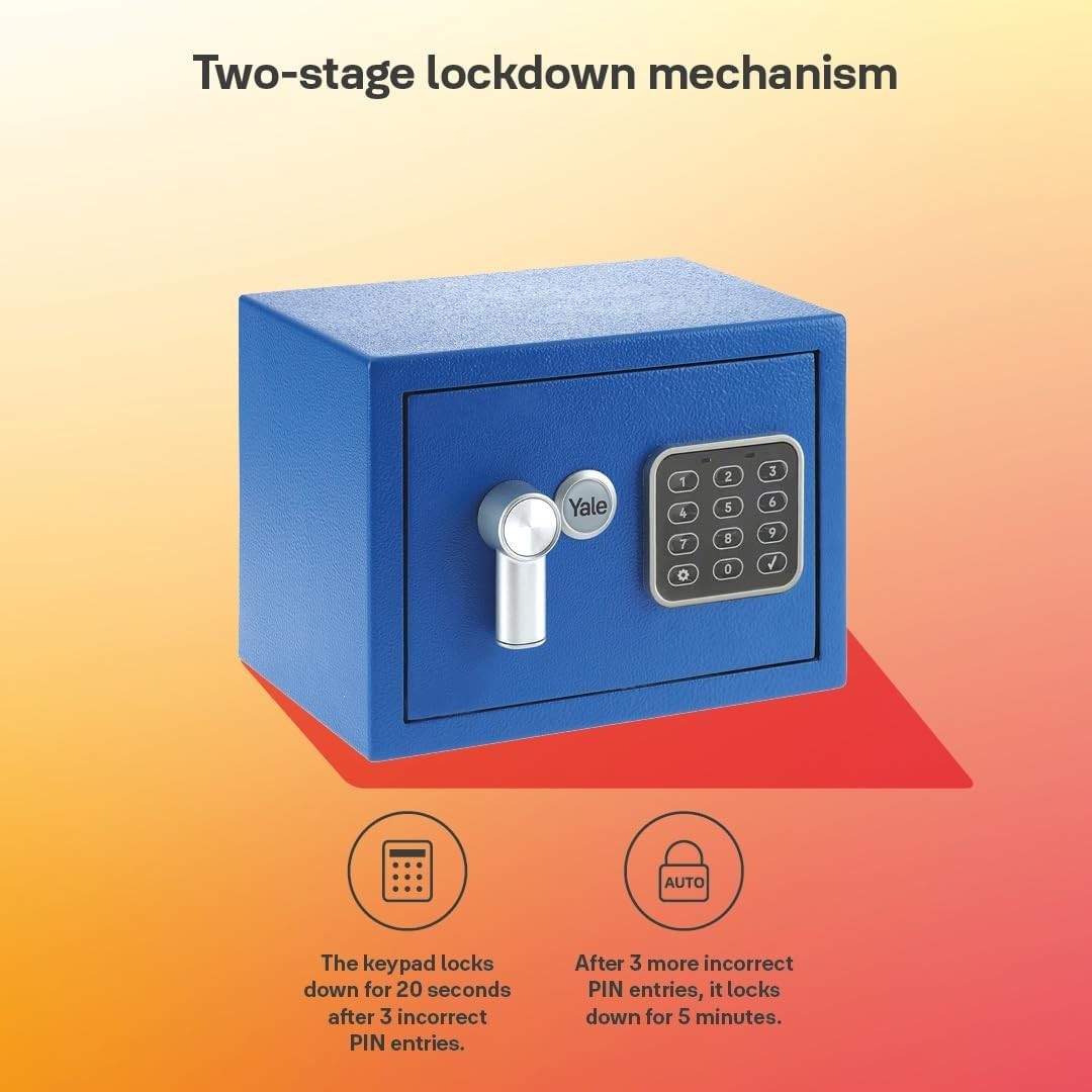 Electronic Mini Safe Box Digital Keypad Security Safe Cash Passport Lock