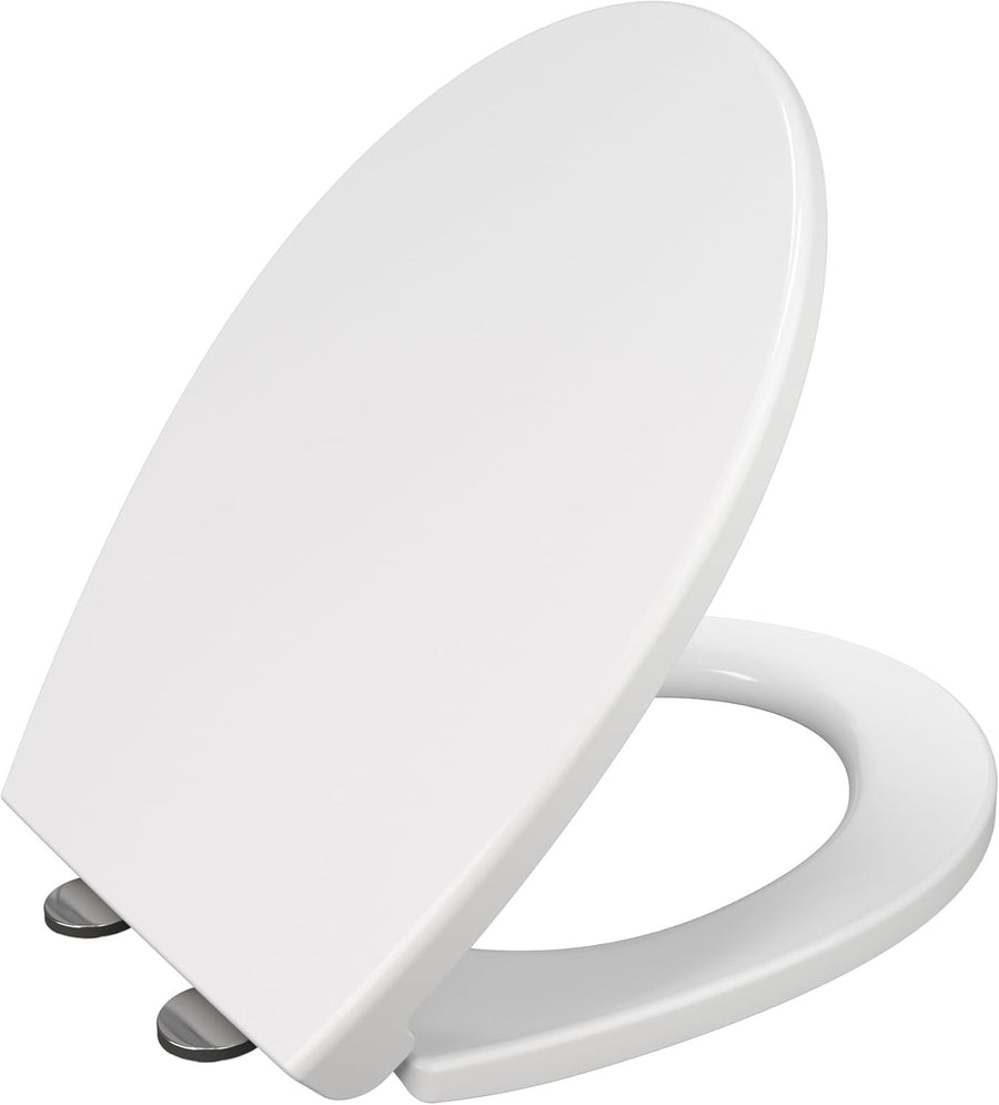 Soft Close Toilet Seat Oval Standard Size Quick Release Easy Clean Top Fix