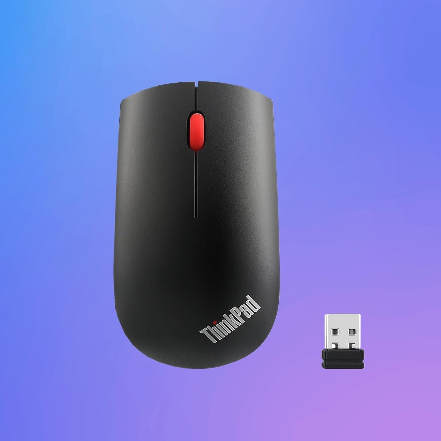 Wireless Bluetooth Mouse Black USB Portable Ergonomic