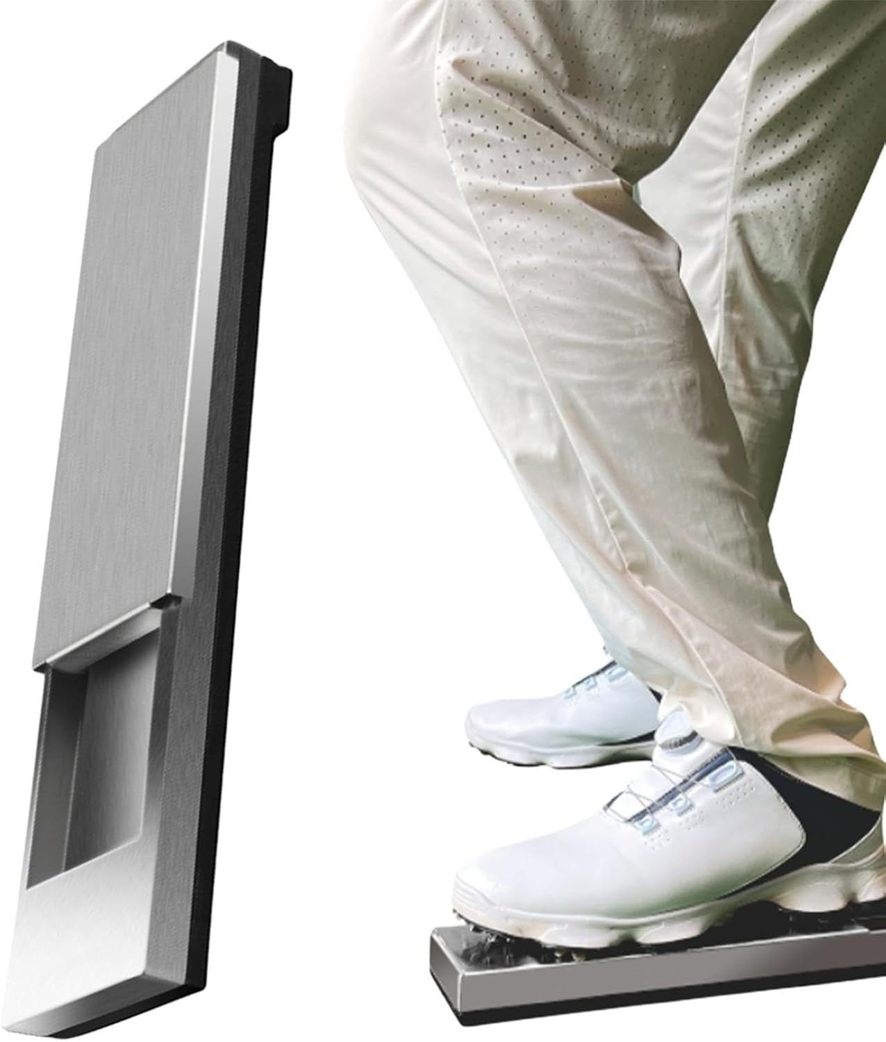 Golf Swing Trainer Aid Stainless Steel Swing Analyzer Tool