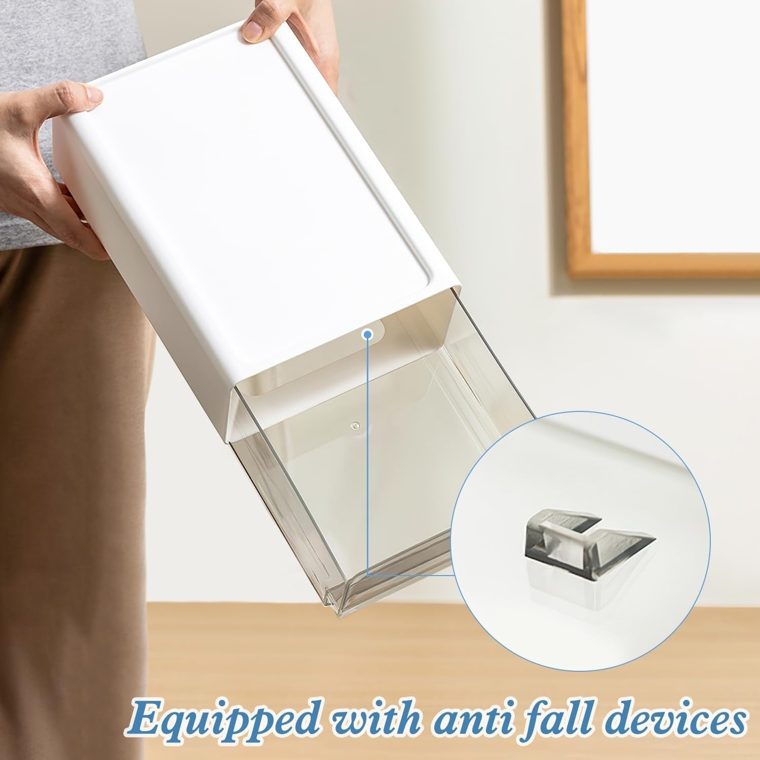 3-Tier Acrylic Desk Organiser – Stackable Drawer Storage Box