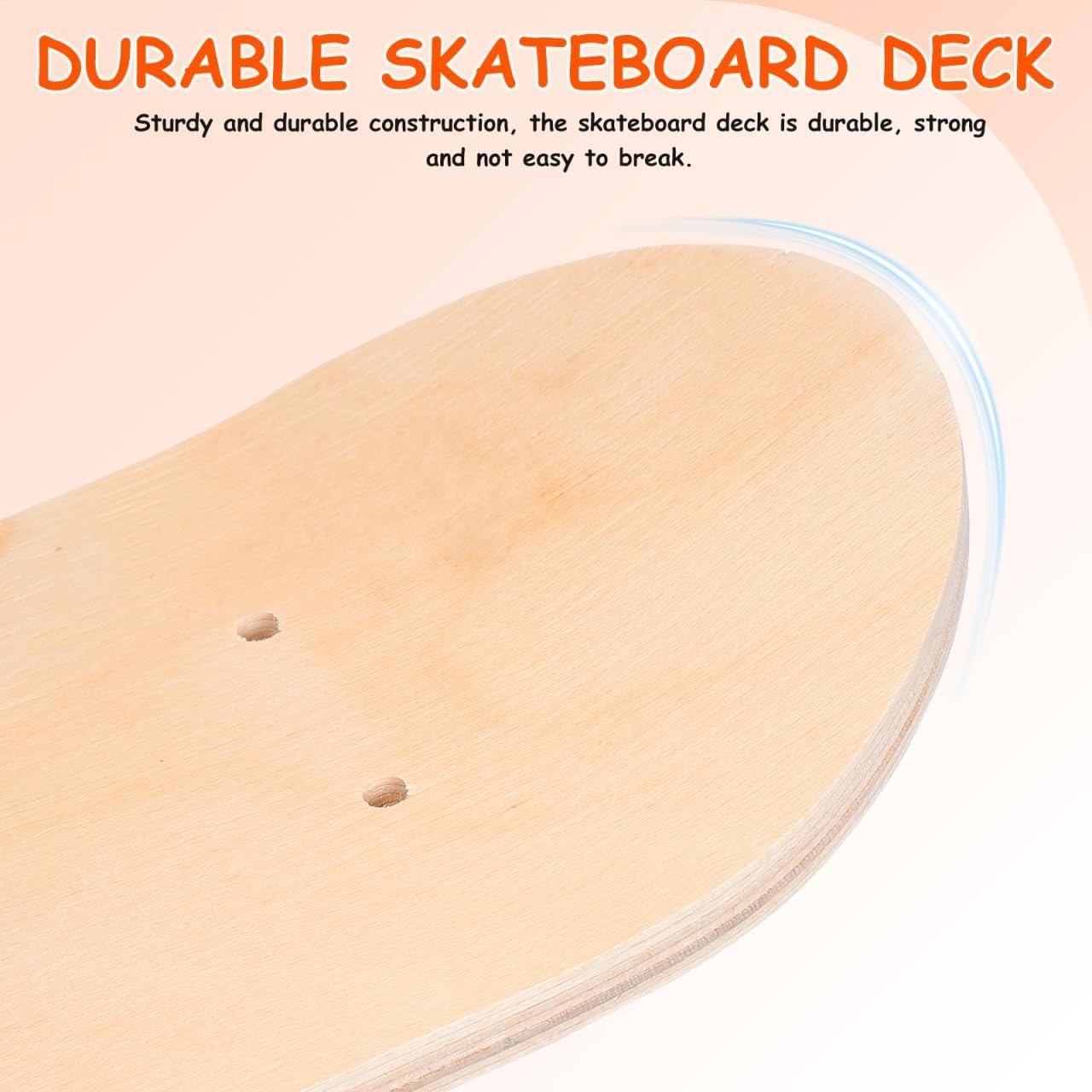 Kids Blank Skateboard Deck 43cm Maple DIY Art Painting Toy