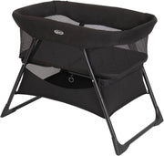 Portable Bedside Baby Bassinet Crib Travel Cot Folding Lightweight with Storage