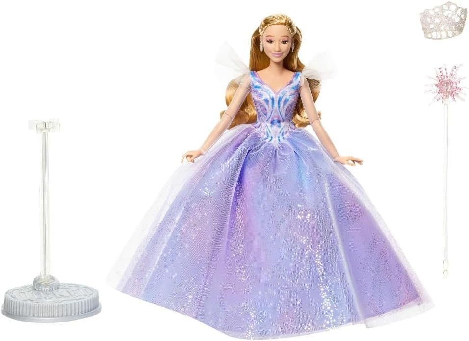 Deluxe Fairy Fashion Doll Removable Gown Wand Tiara Posable