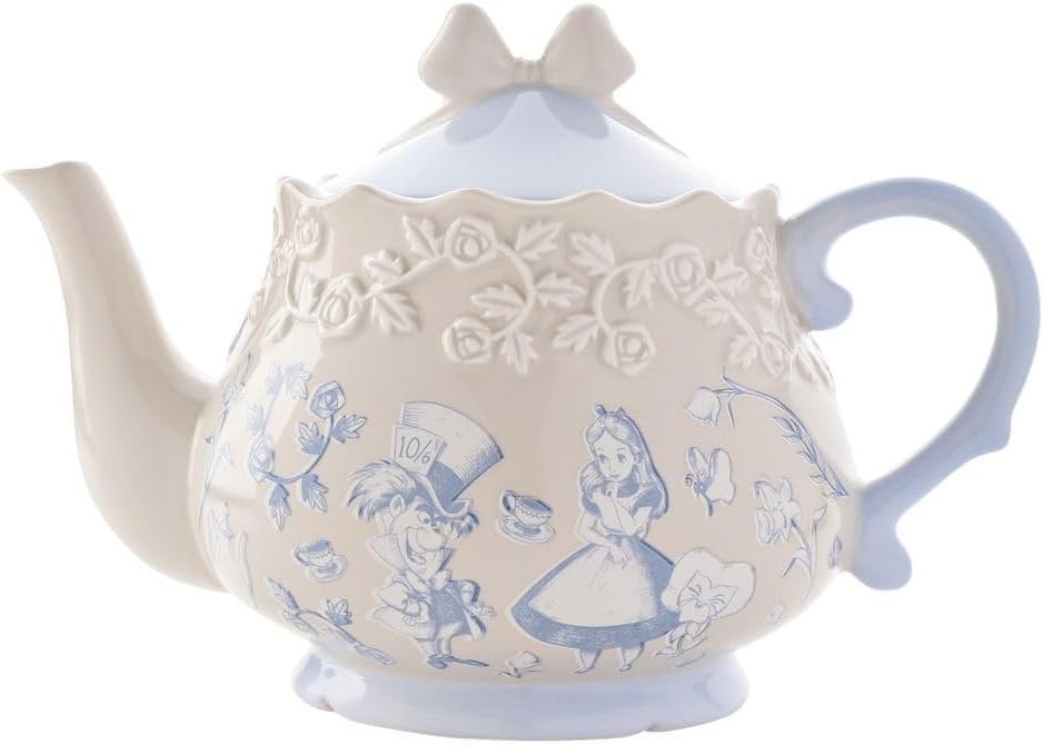 Alice Wonderland Ceramic Teapot 500ml Tea Pot Gift Box Collectors