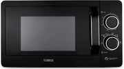 20L 800W Manual Microwave Black Mirror Door Chrome