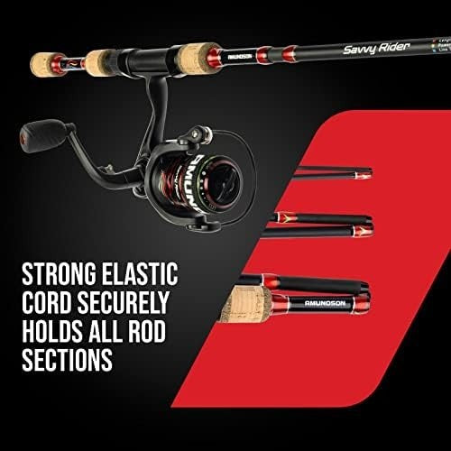 Automatic Travel Fishing Rod & Reel Combo – Compact Graphite Setup Kit