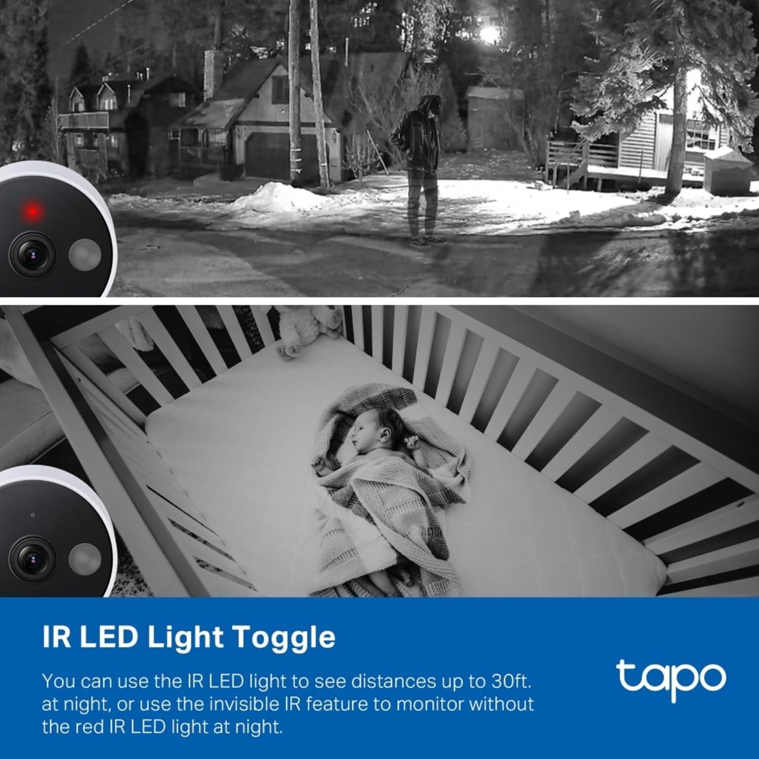 2K Outdoor Security Camera Color Night Vision AI Detection IP66 WiFi