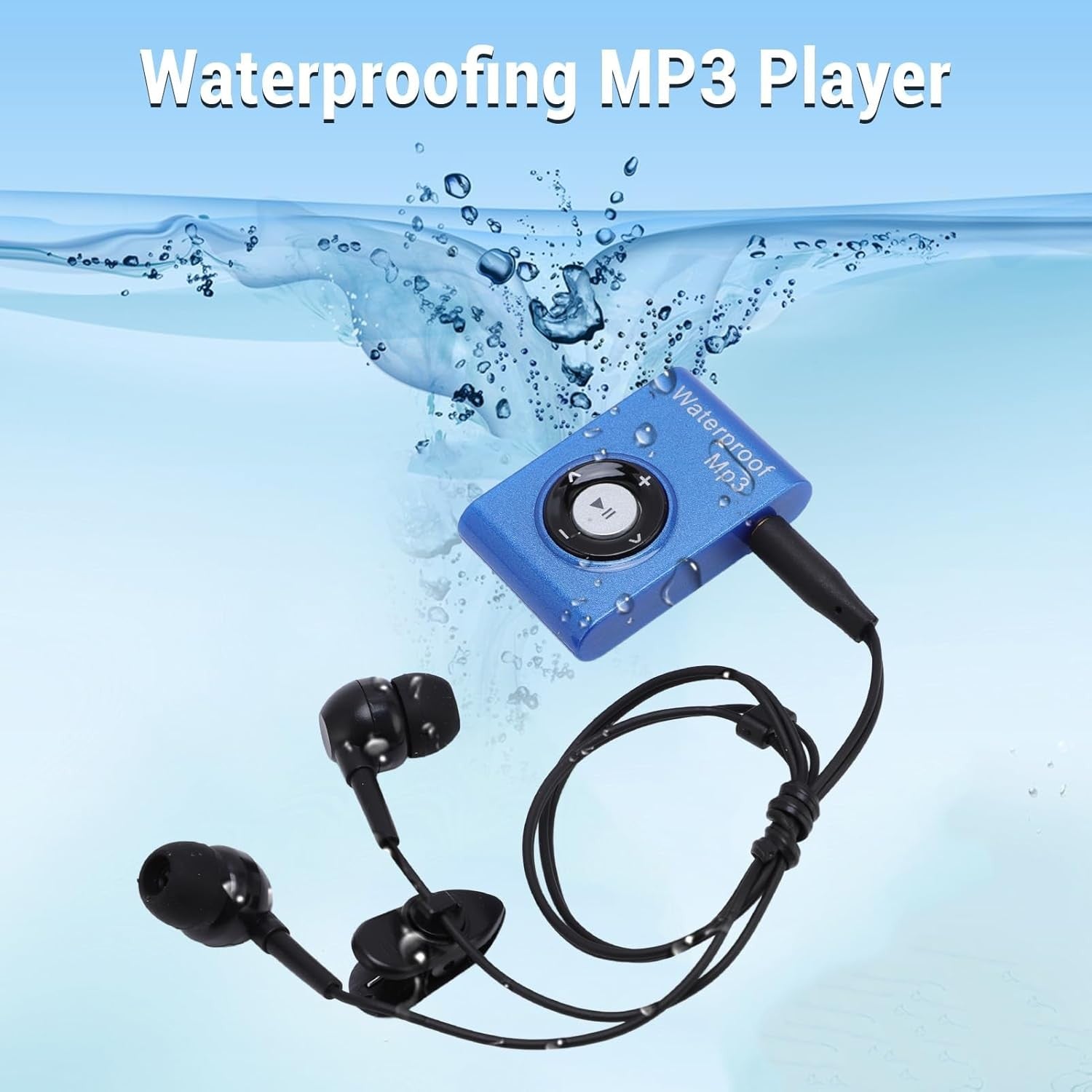 Waterproof Swimming MP3 Player 8GB HIFI Lossless w/ Headphones