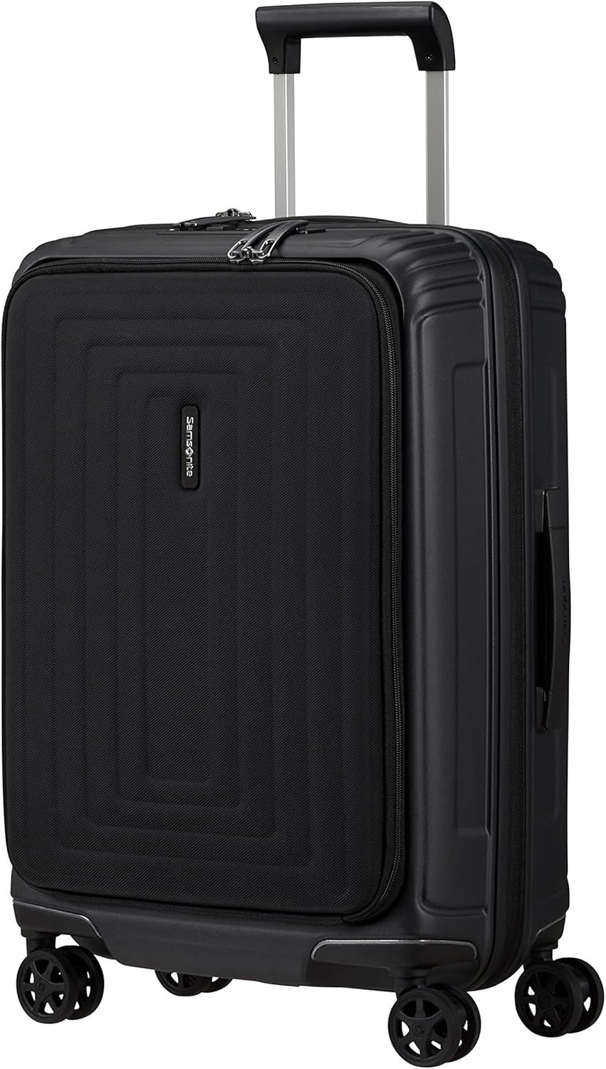 55cm Cabin Spinner Suitcase Polycarbonate Hard Shell Quiet Wheels TSA Lock