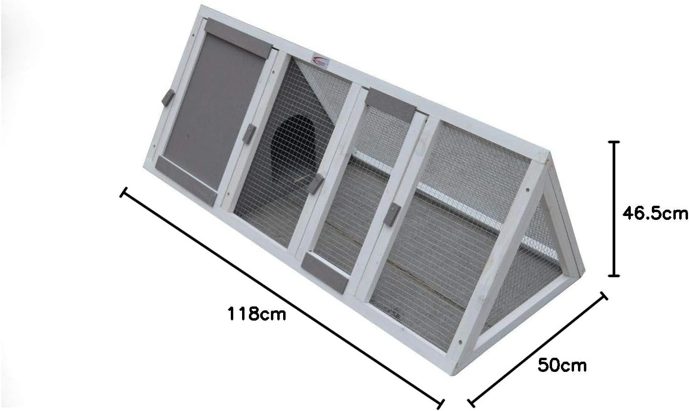Outdoor Rabbit Run Hutch Enclosure 4ft Triangular Guinea Pig Play Pen