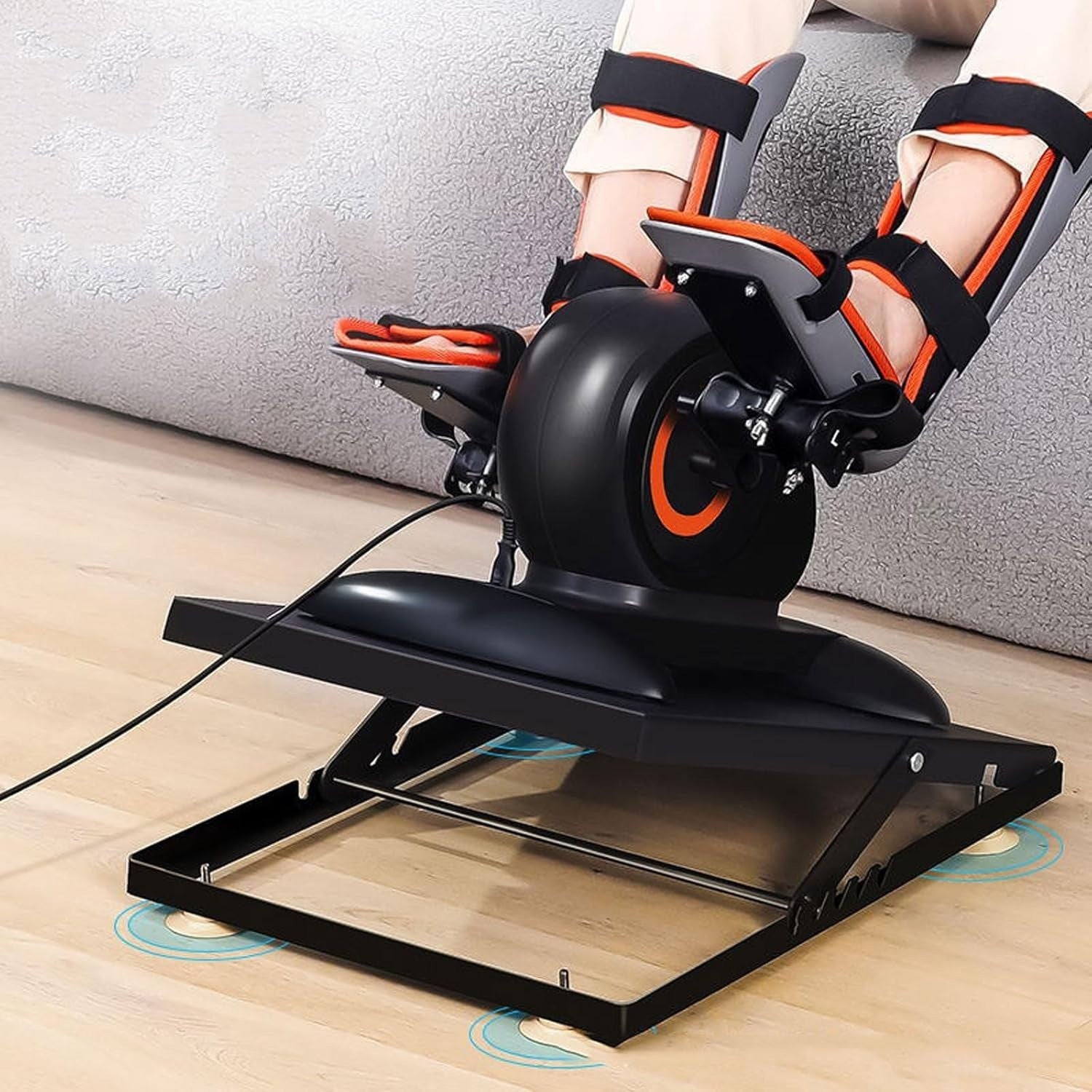 Seated Mini Pedal Bike Adjustable Tension LCD Arm Leg Rehab