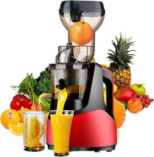 Cold Press Juicer 83mm Wide Feed Chute Slow Masticating Quiet 200W