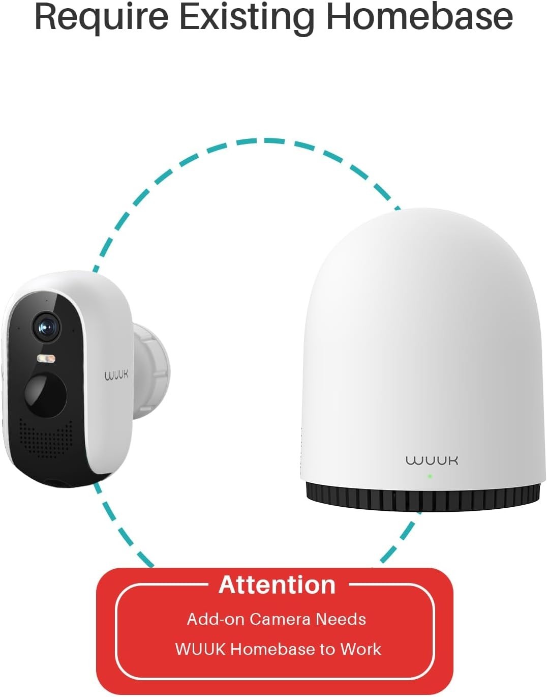 2K Wireless Security Camera Add-On 240 Day Battery Night Vision