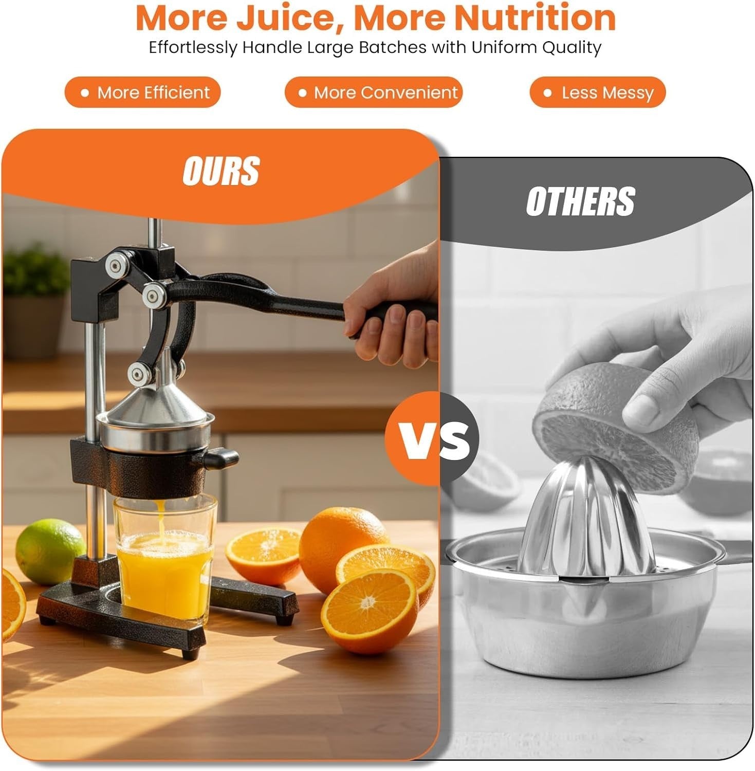 Manual Citrus Press Heavy Duty Hand Juicer Lemon Orange Professional