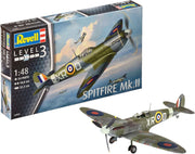 1:48 Spitfire Mk.II Fighter Model Kit WWII Aircraft Plane Build Set Toy