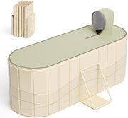 Portable Foldable Bathtub 150x55x50cm with Cover & 2 Drain Pipes | Ice Bath Tub