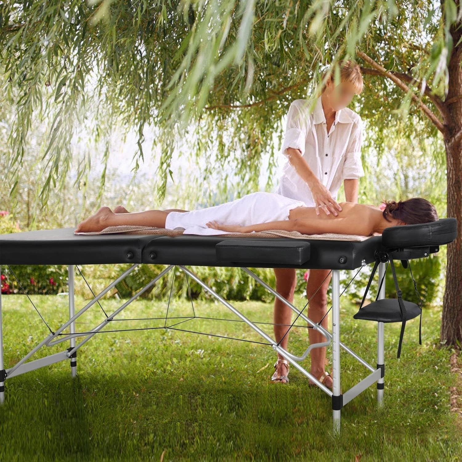 60cm Portable Massage Table | Foldable Lash Beauty Bed Lightweight Aluminium