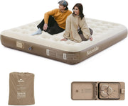 Double Inflatable Air Mattress with Built-In Rechargeable Pump – Camping & Guest