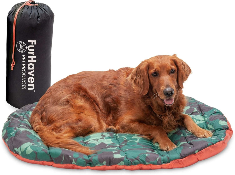 Large Travel Dog Bed 39x27in Washable Camping Mat