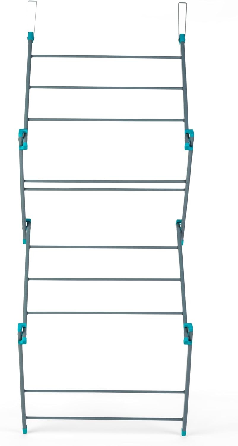 Over Door Clothes Airer Folding Hanging Drying Rack Space Saving Laundry