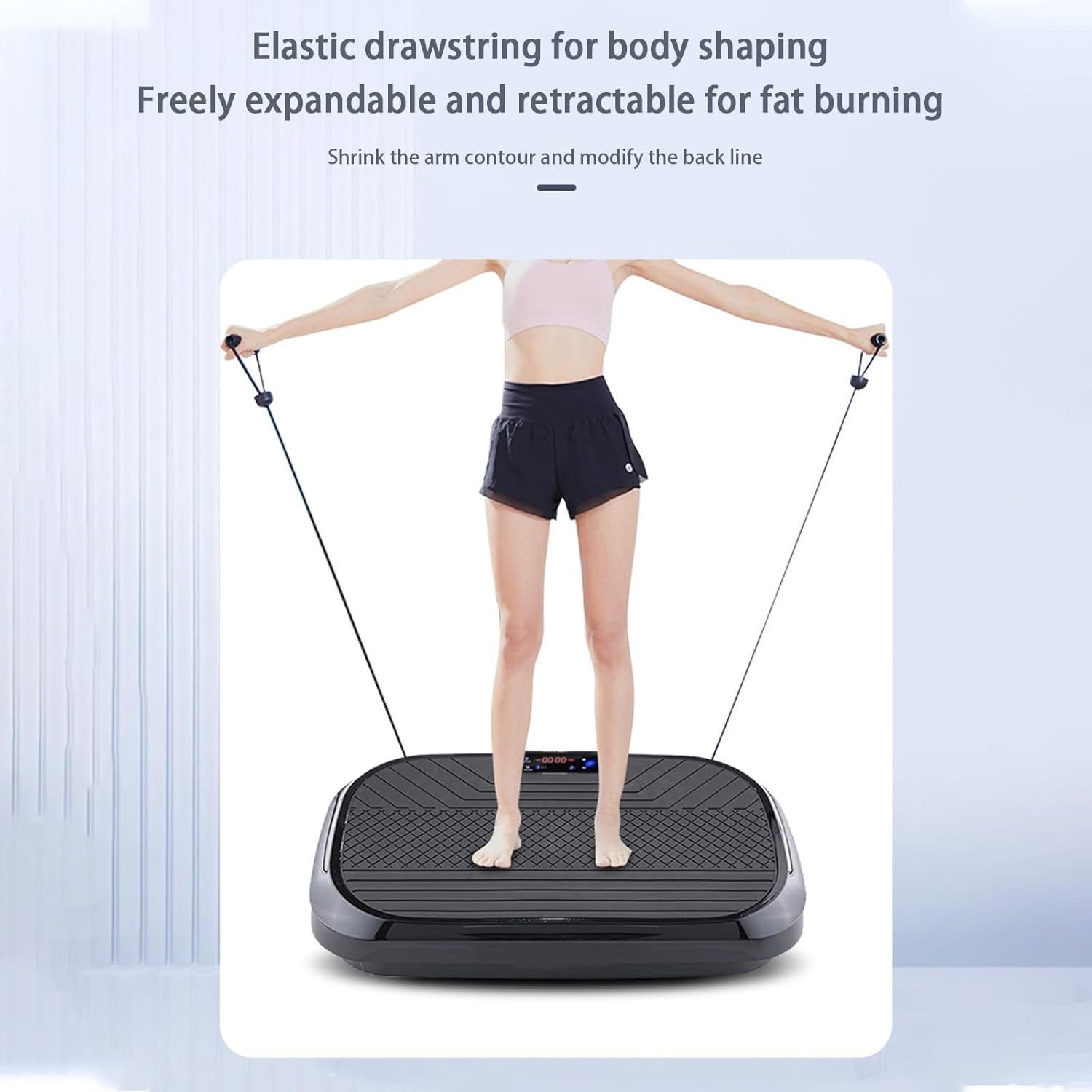 Vibration Plate Exercise Machine Bluetooth Remote Touch Panel 99 Levels